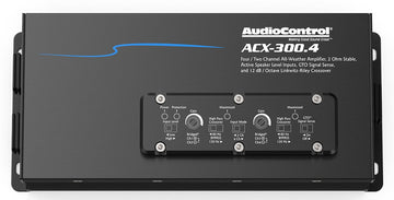Audio Control ACX-300.4 Powersports / Marine All Weather 4-Channel Amplifier - (4 x 75 watts @ 2 ohms) & (4 x 50 watts @ 4 ohms)