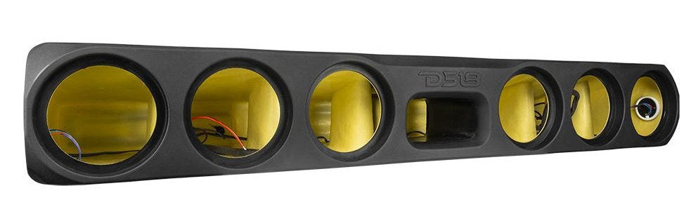 DS18 ENS-66X Under Rear Seat Ported Enclosure for Ford Crew Cab Pick Up Trucks 6 x 6.5" Subwoofers