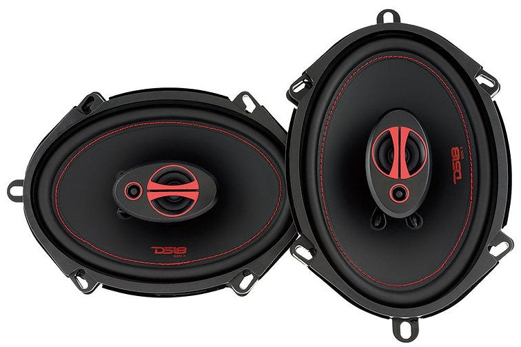 DS18 GEN-X5.7 5x7" 3-Way Coaxial Car Speaker 165 Watts 4-Ohm