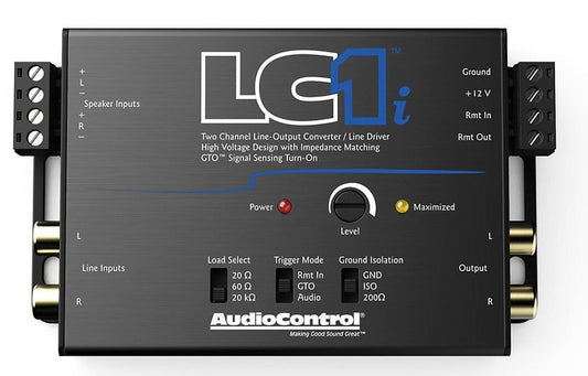 Audio Control LC1i 2 Channel Line Out Converter with AccuBASS and Subwoofer Control