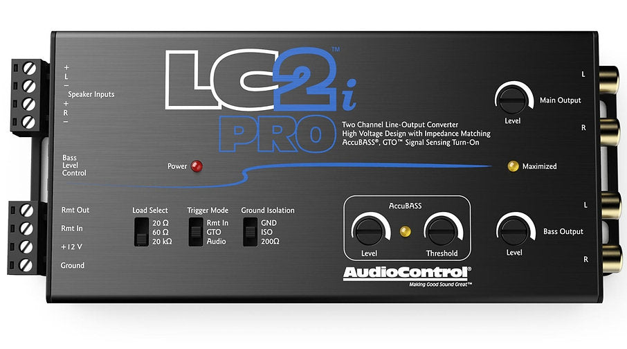 Audio Control LC2i PRO 2-channel line output converter with AccuBASS