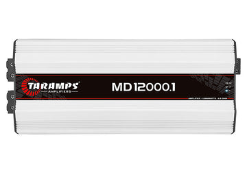 Taramps MD 12000.1 Car Audio Amplifier 1 Channel 12000 Watts RMS Car Audio Amplifier 0.5 Ohm