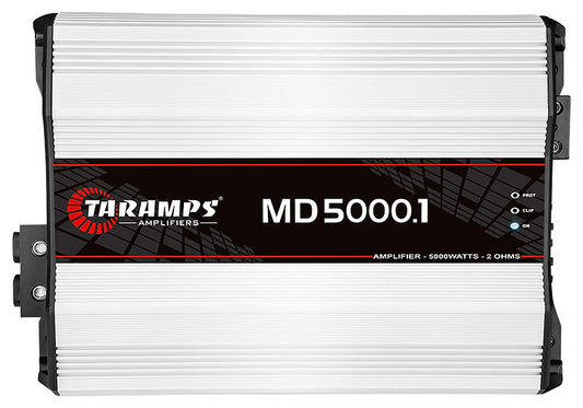 Taramps MD 5000.1 Car Audio Amplifier 1 Channel 8000 Watts RMS Car Audio Amplifier 2 ohm