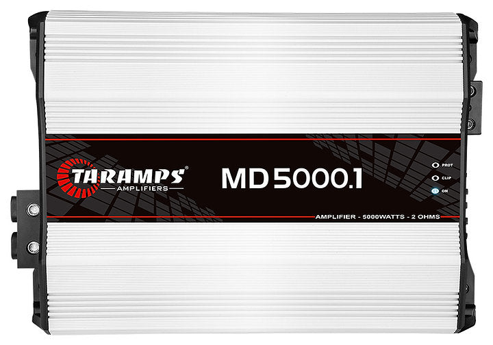 Taramps MD 5000.1 Car Audio Amplifier 1 Channel 8000 Watts RMS Car Audio Amplifier 2 ohm