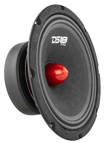 DS18 PRO-GM8B 8" Mid-Range Loudspeaker with Bullet 580 Watts 8-Ohm
