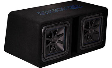 KICKER Dual L7S 12-Inch (30cm) Subwoofers in Vented Enclosure, 2-Ohm, 1500W